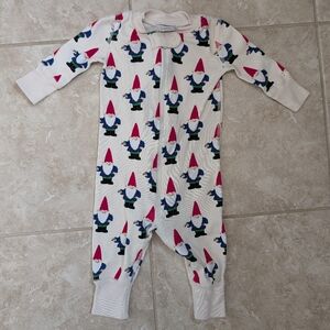 Hanna Andersson Gnome Print Organic Cotton Pajama Set 0-3 Months